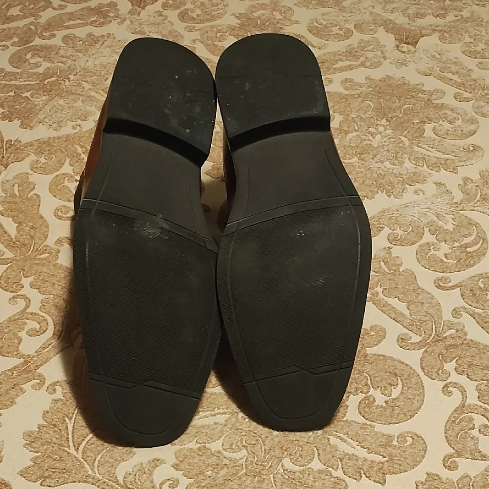 Perry Ellis Brown Leather Chukka Boots